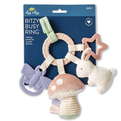 Bitzy Busy Ring™ Teething Activity Toy: Bunny - Itzy Ritzy