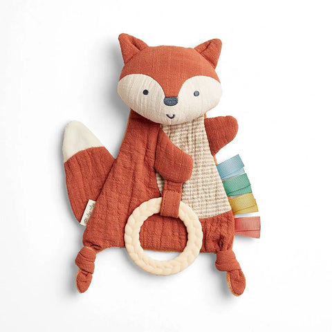 Bitzy Crinkle™ Sensory Toy & Teether: Fox - Itzy Ritzy