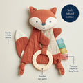 Bitzy Crinkle™ Sensory Toy & Teether: Fox - Itzy Ritzy
