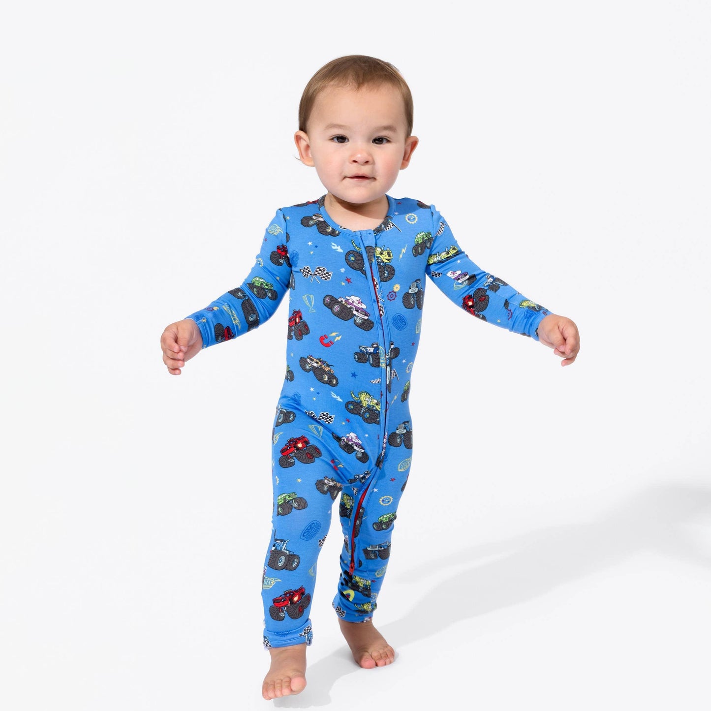 Blaze and the Monster Machines Bamboo Convertible Footie Pajama - Bellabu Bear