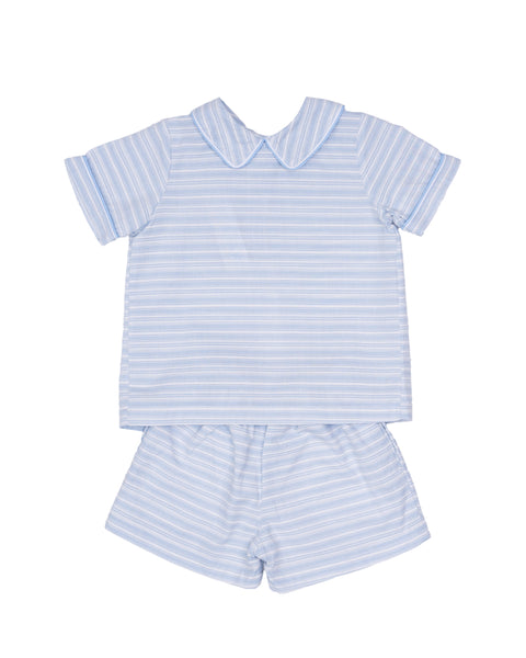 John Bluebird Stripe Short Set