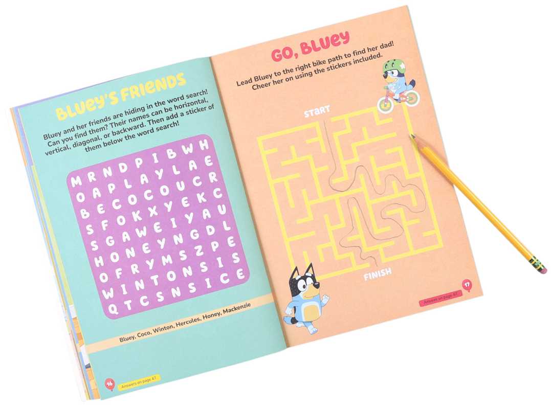 Bluey Sticker & Activity Book - Simon & Schuster