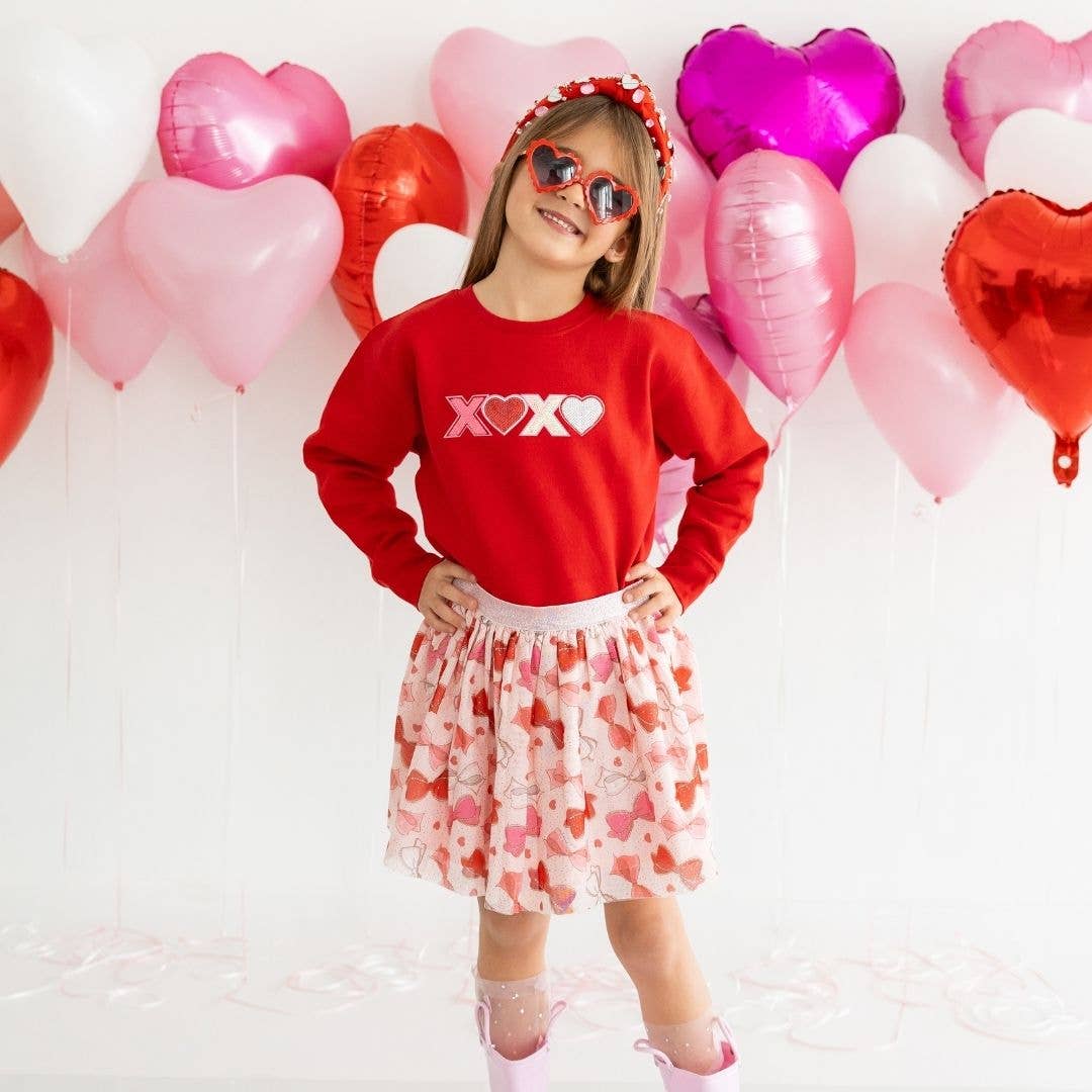 Bow Love Girls Tutu Skirt - Sweet Wink