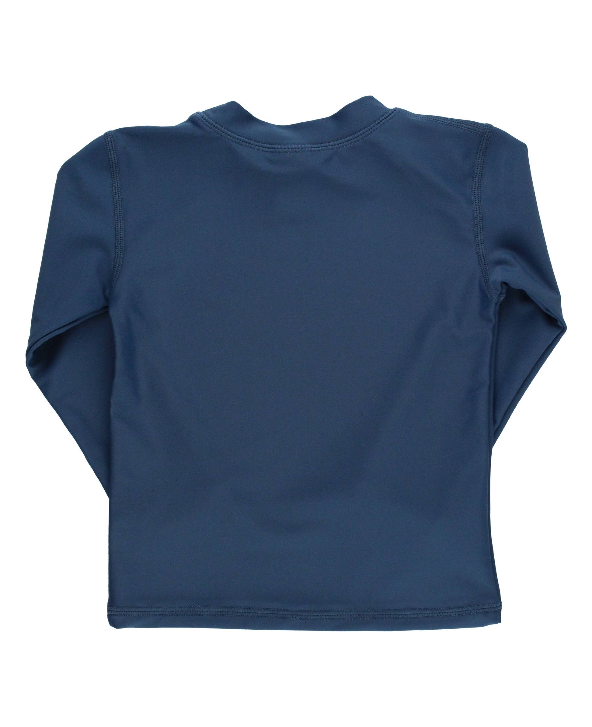 Boys Navy Long Sleeve Rash Guard - RuffleButts + RuggedButts