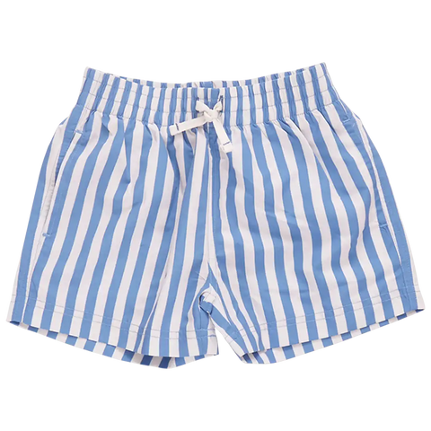 Boys Swim Trunks - Blue Stripe