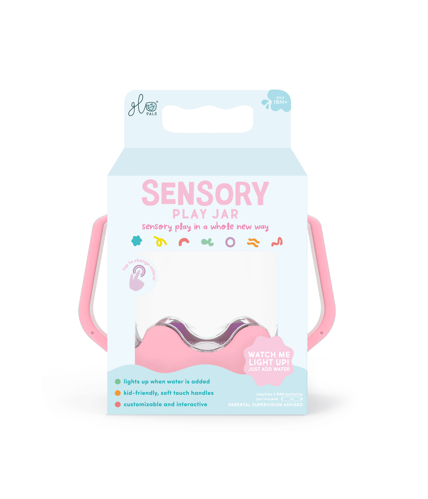 Bubblegum Pink Sensory Jar - Glo Pals