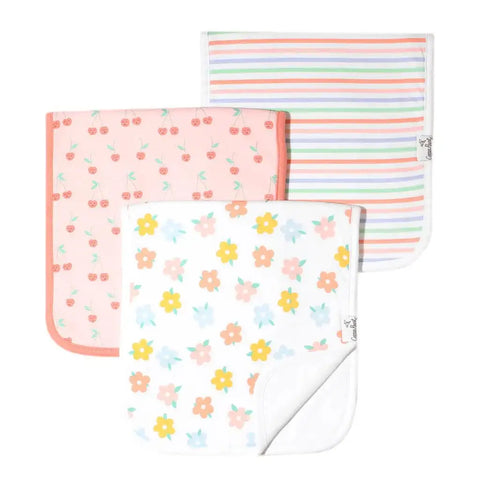 Copper Pearl Premium Baby Burp Cloths Cheery