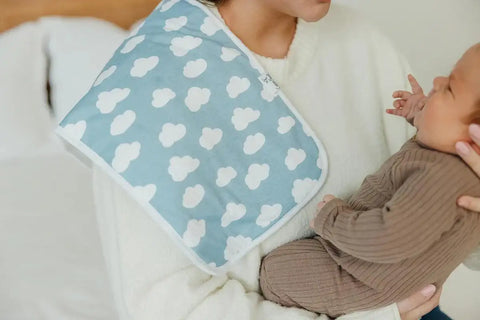 Burp Cloth Set - Farmstead - Copper Pearl