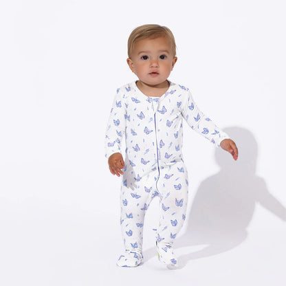 Butterfly Bamboo Convertible Footie Pajama - Bellabu Bear