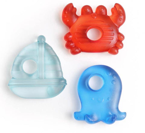 Cutie Coolers™ Soothing water-filled teethers - Nautical