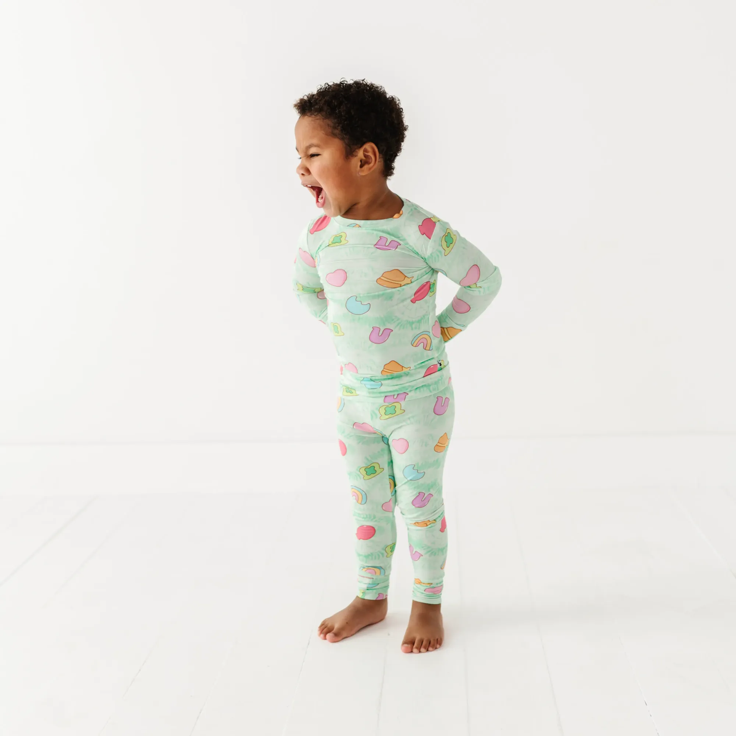 Charmed Life St. Patrick's Day Kids Bamboo Pajama Set