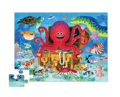 36-Piece Shaped Box Puzzle - Octopus Treasure