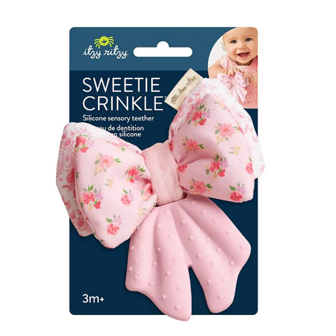 Sweetie Crinkle™ Sensory Toy & Teether - Bow