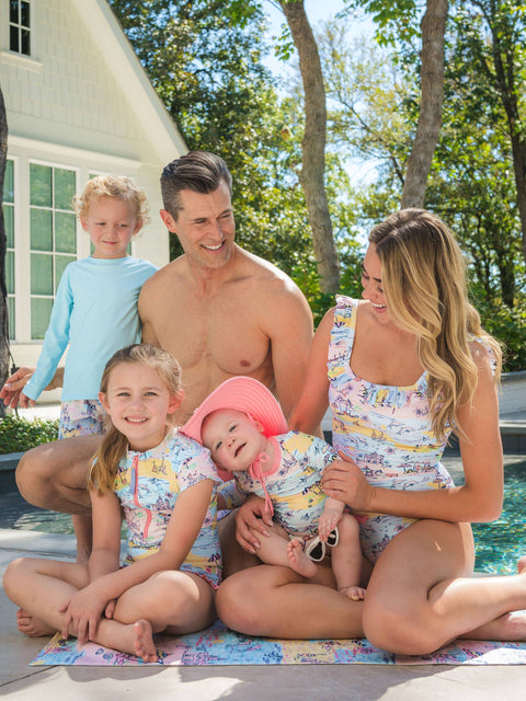 Boys Performance Hybrid Swim Trunks - Beach Day