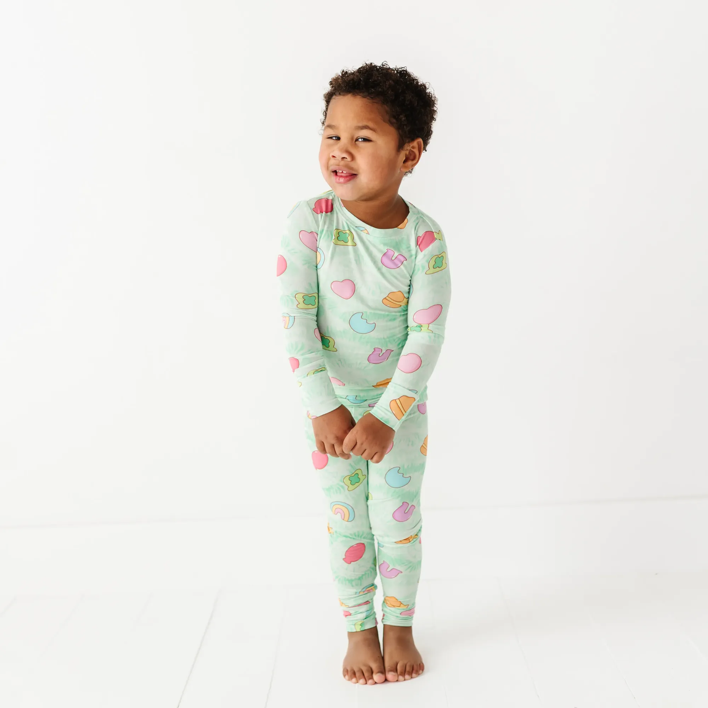 Charmed Life St. Patrick's Day Kids Bamboo Pajama Set