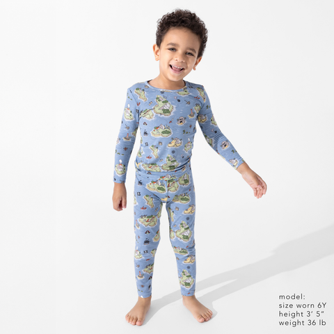 Kids Bamboo Pajama Set - Pirate Cove