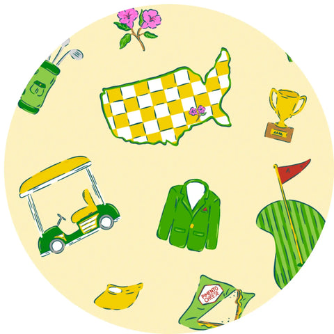 Golf Masters Inspired Polo Shirt