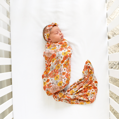 Louisa Bamboo Swaddle Blanket