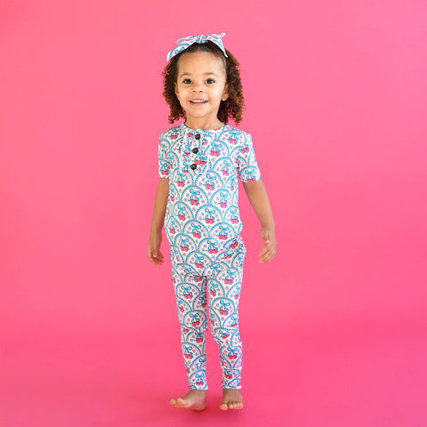 Cherry Bamboo Girls Lounge Set
