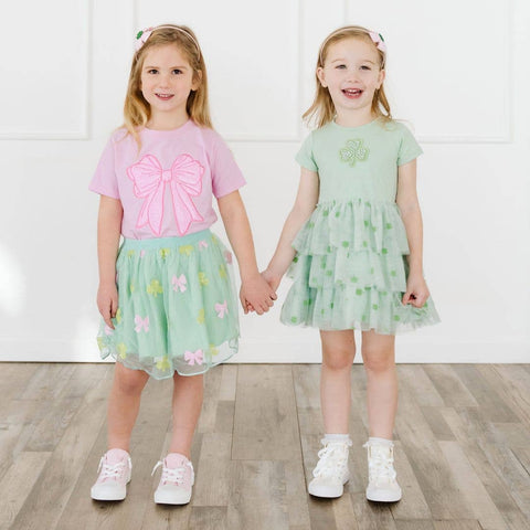 Sweet Shamrock Sequin Tutu Skirt