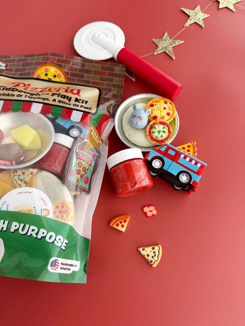 Pizzeria KidDough Play Kit | Pizza Crust Scented