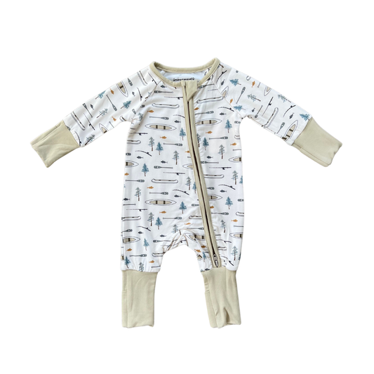 Canoe Zip Romper - Babysprouts