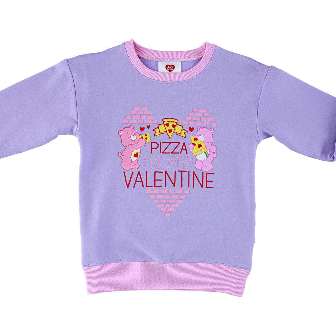 Care Bears Pizza Valentine Crewneck Sweatshirt - Birdie Bean