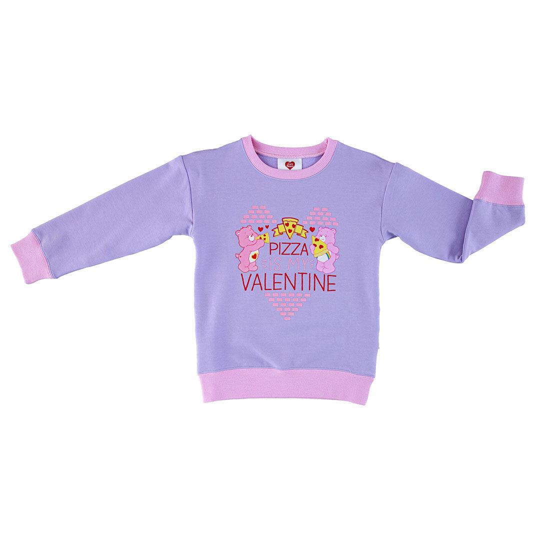 Care Bears Pizza Valentine Crewneck Sweatshirt - Birdie Bean