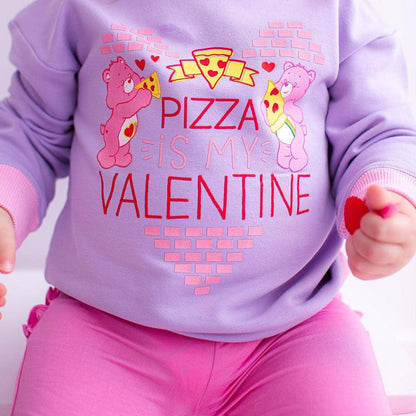 Care Bears Pizza Valentine Crewneck Sweatshirt - Birdie Bean