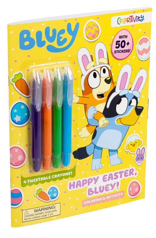 Bluey Colortivity: Happy Easter Bluey Activity Book