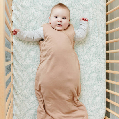 Bamboo + Organic Cotton Sleepbag: Sandstone