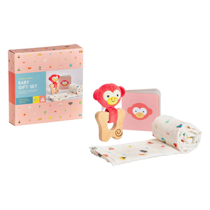 Cheeky Monkey Baby Gift Set - Petit Collage