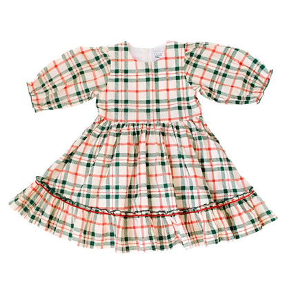 Christmas Plaid Kiki Dress - Ollie Jay