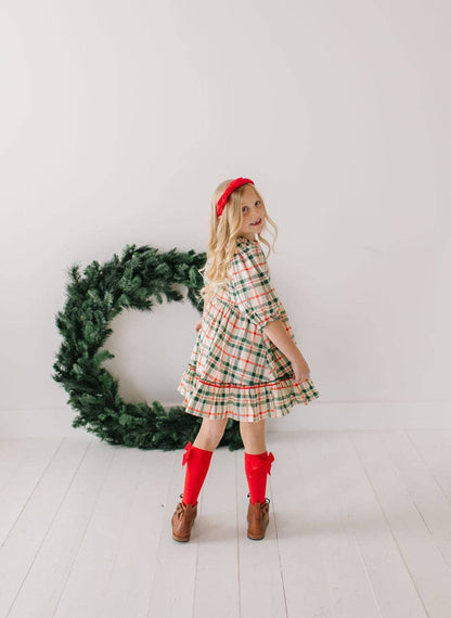 Christmas Plaid Kiki Dress - Ollie Jay