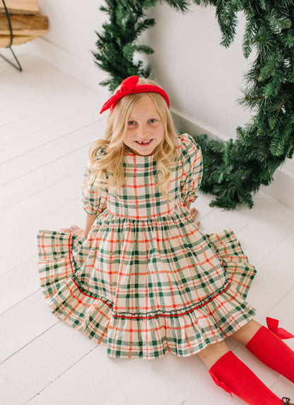 Christmas Plaid Kiki Dress - Ollie Jay