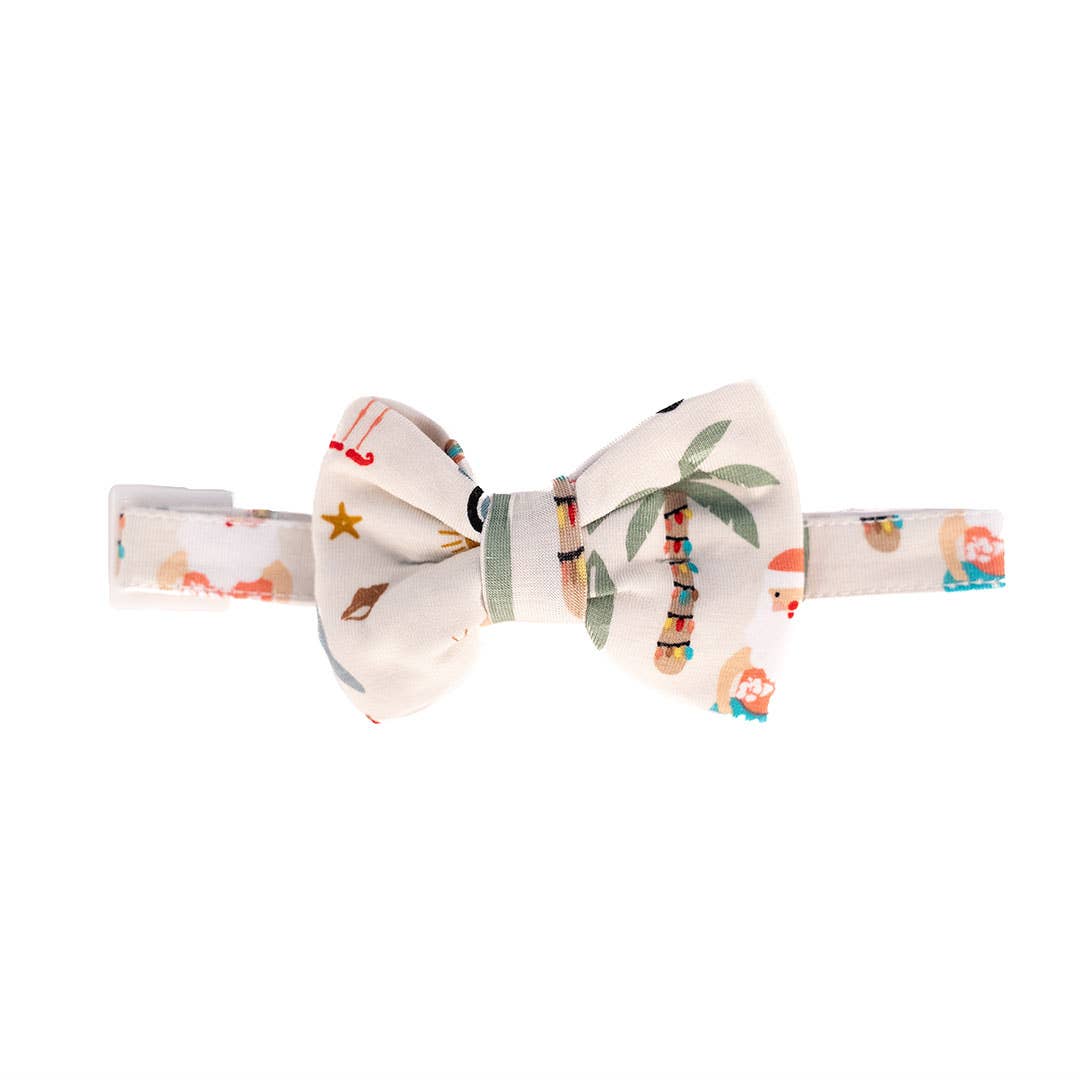 Coastal Christmas Pet Bow Tie - Emerson and Friends