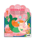 Coloring Book With Stickers: Mermaids - Petit Collage