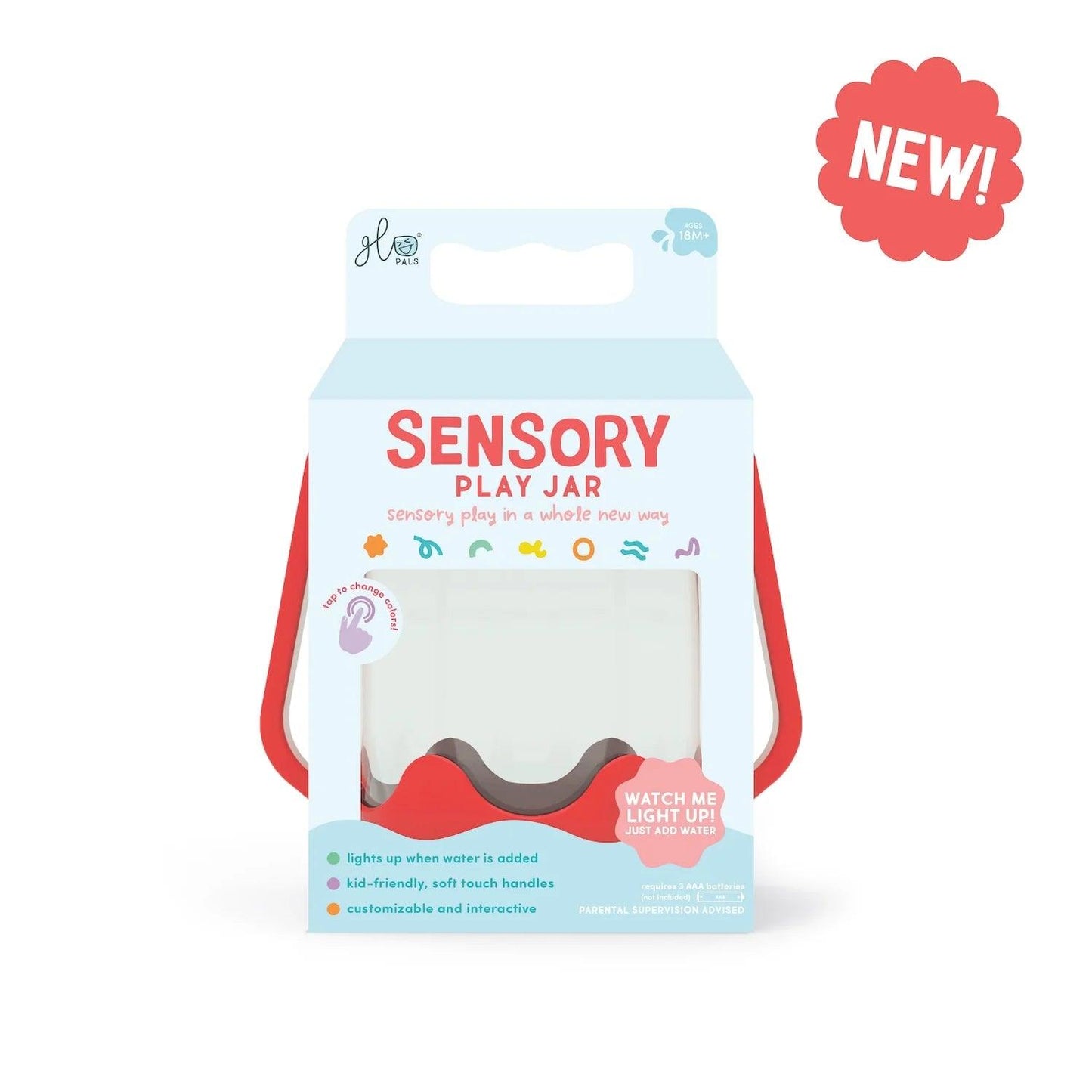 Coral Sensory Jar - Glo Pals