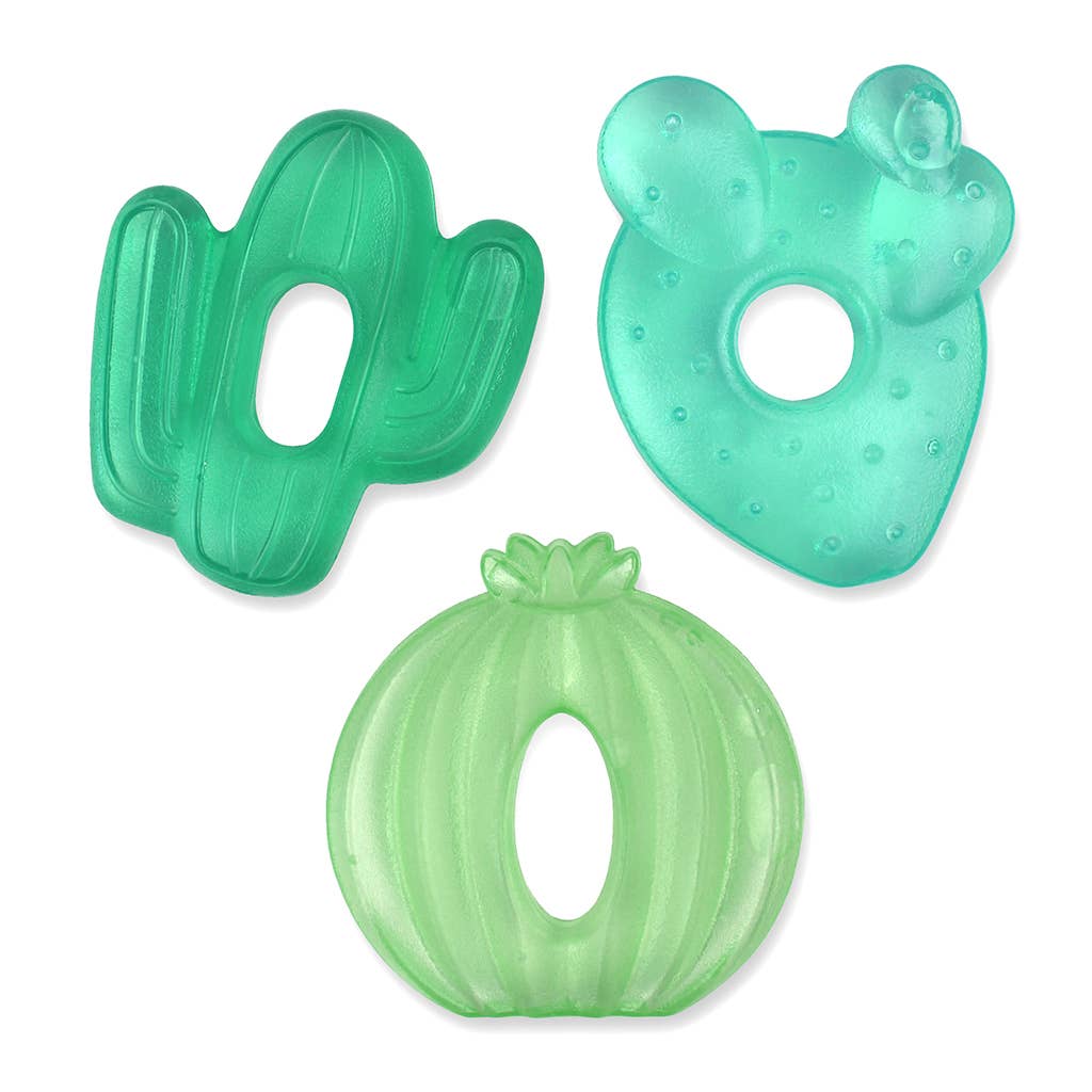 Cutie Coolers™ Water Filled Teethers (3-pack): Cactus - Itzy Ritzy