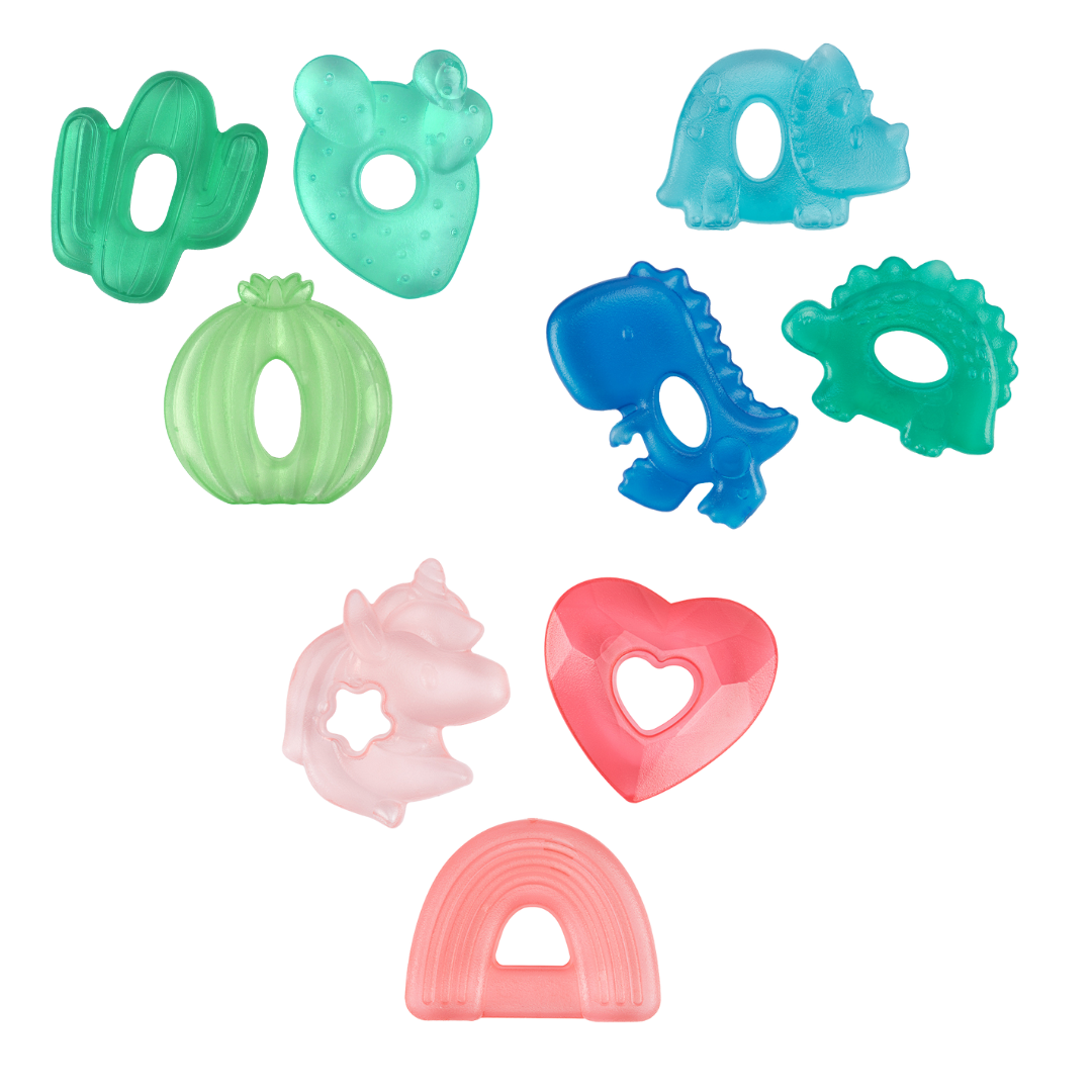 Cutie Coolers™ Water Filled Teethers (3-pack): Cactus - Itzy Ritzy