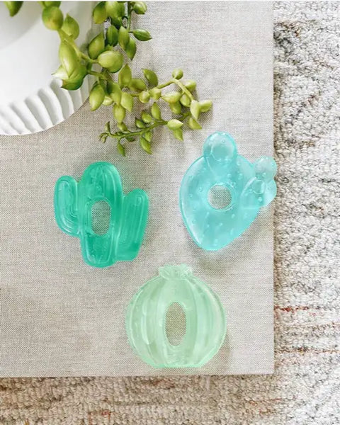 Cutie Coolers™ Water Filled Teethers (3-pack): Cactus - Itzy Ritzy