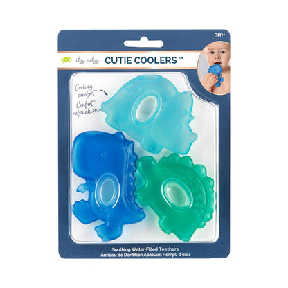 Cutie Coolers™ Water Filled Teethers (3-pack): Dino - Itzy Ritzy