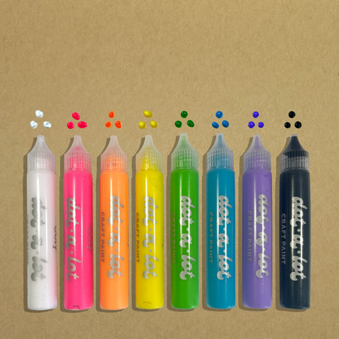 Dot-A-Lot Dimensional Craft Paint - Bright
