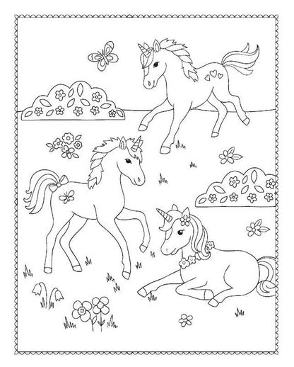 Unicorn Magic Sticker Art & Coloring Book