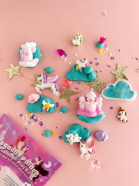 Pegasus Palace KidDough Play Kit | Cotton Candy Scented