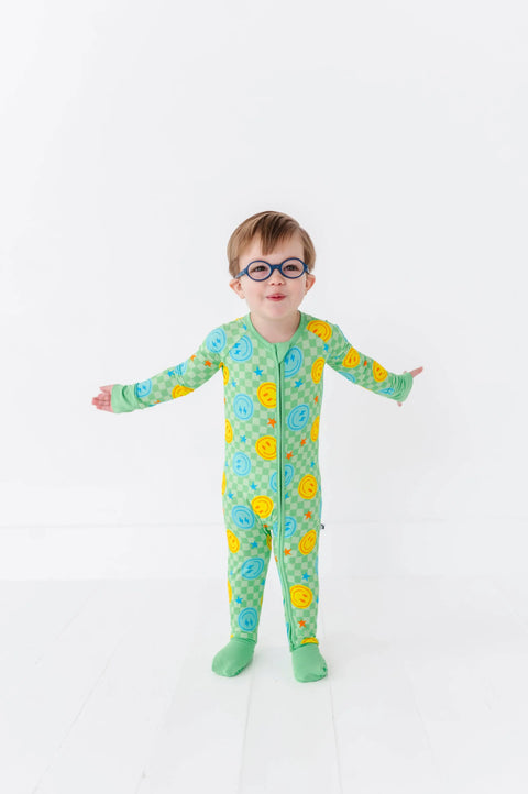 Electric Smiles Convertible Footies