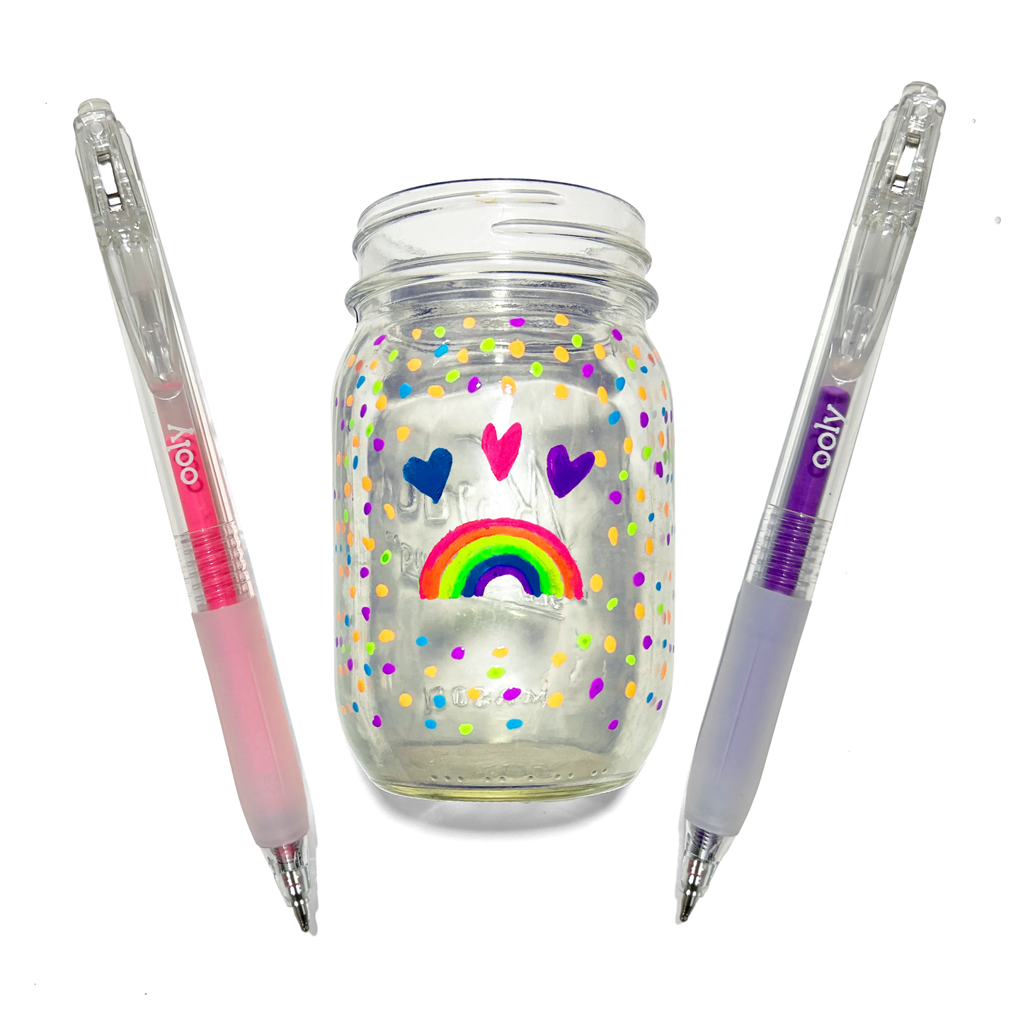 Jelly Gloss Neon Multi-Surface Deco Gel Pens (Set of 6)