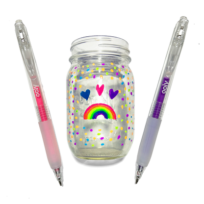 Jelly Gloss Neon Multi-Surface Deco Gel Pens (Set of 6)