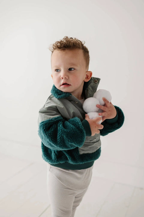 Sherpa Pullover - Sea Pine