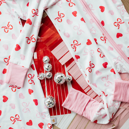 Hearts & Bows Bamboo Pajama